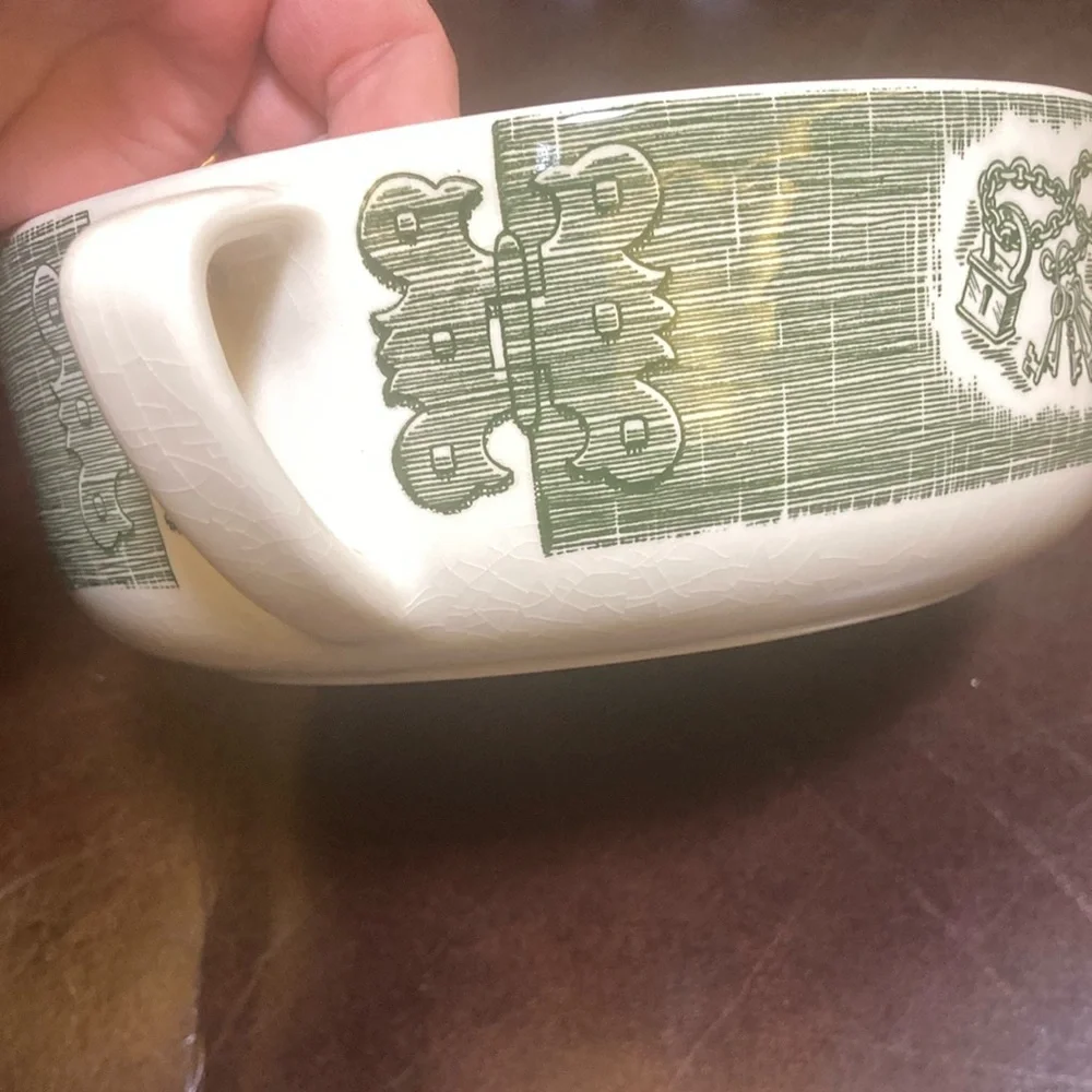 Vintage Royal China The Old Curiosity Shop Cream Ceramic Serving Bowl